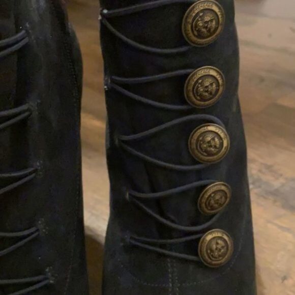 Guess dark blue beautiful suede size 9 1/2​​ - Picture 2 of 5